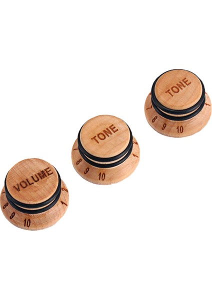 3 Guitar Hacim Knobs Müzik Enstrüman Aksesuar Paketi (Yurt Dışından) indirimleri
