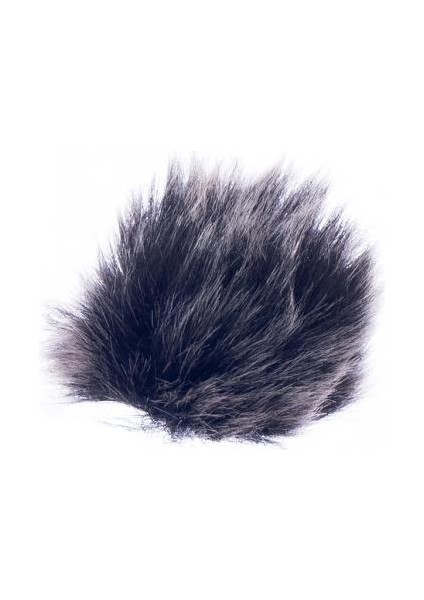 2 Adet Ön Cam Peluş Lavalier Yaka Mikrofon Kapağı Kol Çıkarılabilir Siyah (Yurt Dışından)