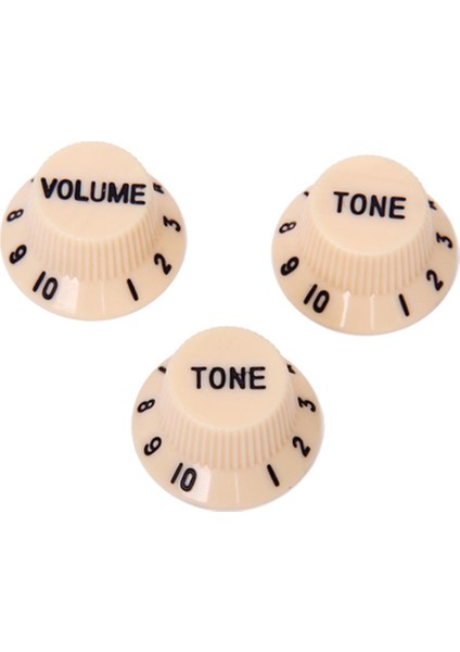 3 Gitar Ses Controls Topuzu Kontrol Düğmeleri Seti (Yurt Dışından)
