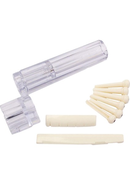 Dize Enstrüman Halk Gitar Accs Bridge Pin Pegs + Eyer Somun + String Sarıcı (Yurt Dışından)