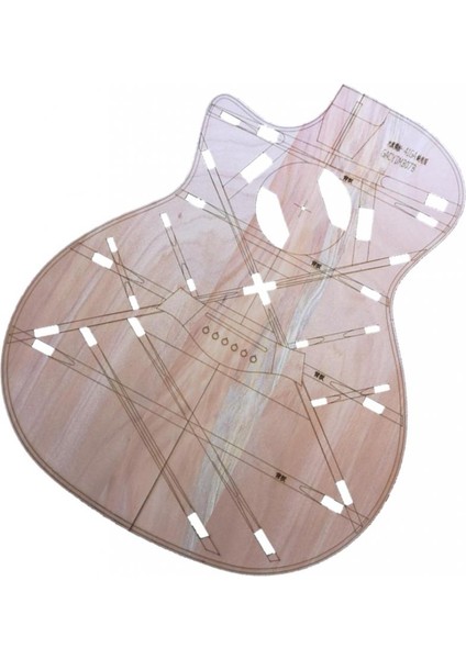Katı 41 Inç Ga Akustik Gitar Gövde Düzeni Şablonu Gitarlar Dıy (Yurt Dışından)