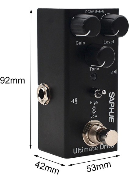 Gitar Pedalı Metal Kabuk ile Taşıması Kolay Elektro Gitar Bas Için Ultimate Drive Için (Yurt Dışından)