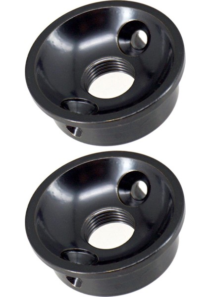 2pcs Elektro Gitar Jakı 1/4 "electrosocket Jack Plakası Tl Tarzı Gitar Siyah (Yurt Dışından)
