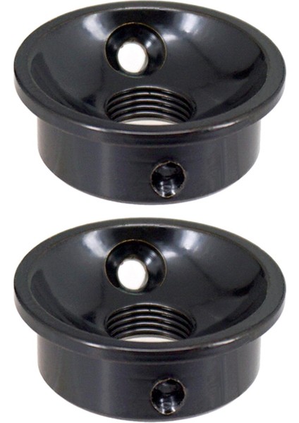 2pcs Elektro Gitar Jakı 1/4 "electrosocket Jack Plakası Tl Tarzı Gitar Siyah (Yurt Dışından)
