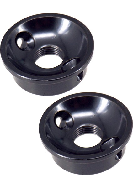 2pcs Elektro Gitar Jakı 1/4 "electrosocket Jack Plakası Tl Tarzı Gitar Siyah (Yurt Dışından)