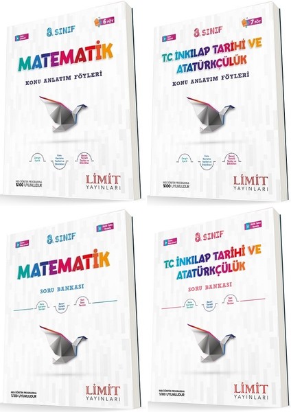 8. Sınıf Matematik - Inkılap Konu Föyleri - Soru Seti 4 Kitap