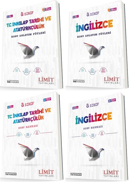 8. Sınıf Inkılap - Ingilizce Konu Föyleri - Soru Seti 4 Kitap