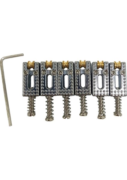 Alaşım Rulo Tremolo Köprü Eyer St Elektrik Gitar Enstrüman Gümüş Için (Yurt Dışından) indirimleri