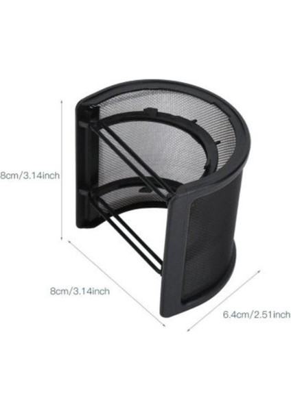 Mikrofon Filtre Mic Kalkanı Tükürük Blok Blok Cam Aksesuarları (Yurt Dışından) fırsatları