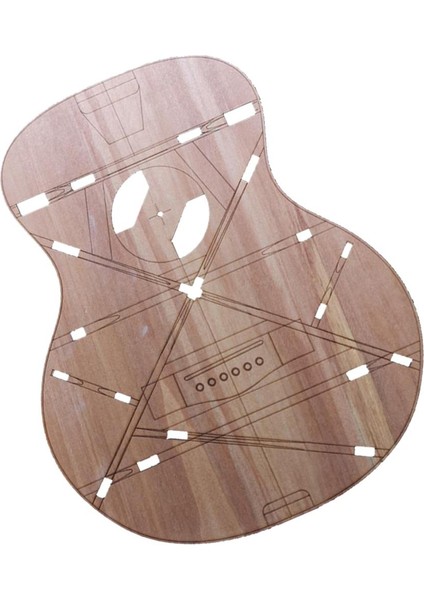 Om Gitar Için Akustik Gitar Gövde Şablonu (Yurt Dışından)