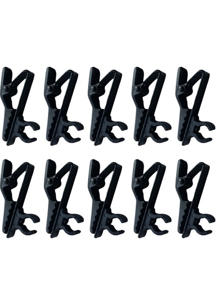 Yaka Mikrofonları Için 20 Paket Yaka Kravat Klipsleri 8mm Dia (Yurt Dışından) indirimleri