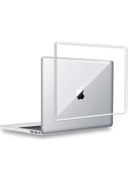 Apple Macbook Air 13.3 M1 2020 Kılıf 360 Derece Parlak Şeffaf Tam Korumalı A1932/A2179/A2337