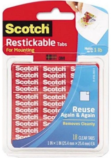 Çift Taraflı Yapışkan Köpük Kare 2,5x2,5cm / Scotch