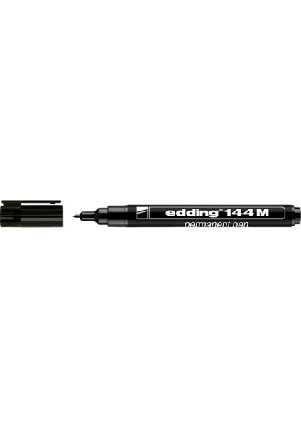 Asetat Kalemi Permanent Siyah 144 M 10'lu Paket / Edding