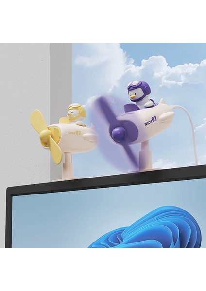 - SY-045 Ofis Ekranı USB Masaüstü Sessiz Küçük Fan (Yurt Dışından)