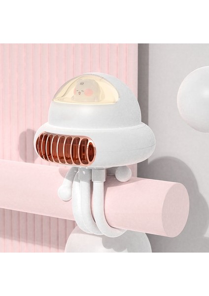 -Yapraksız Ahtapot Sessiz Taşınabilir Mini Fan (Yurt Dışından)