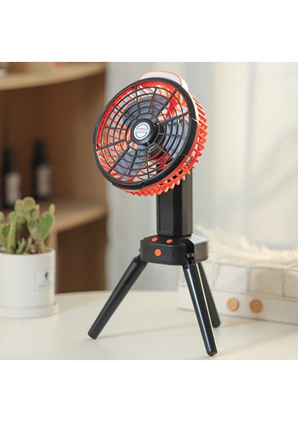 -Tripod LED Işıklı Açık Hava Kamp Fanı (Yurt Dışından)