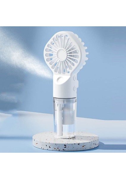 -FL06 El Tipi Sprey Nemlendirici Fan USB Taşınabilir Fan (Yurt Dışından)
