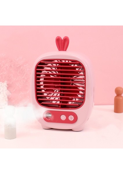 -Sprey Nemlendirme USB Şarjlı Masaüstü Fanı (Yurt Dışından)