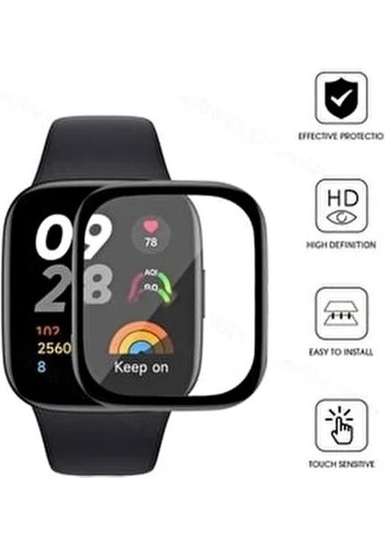 Xiaomi Redmi Watch 3 Ekran Koruyucu Flexible Esnek Şeffaf modelleri