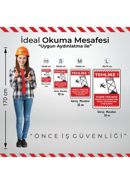 Düşme Tehlikesi/25x35cm/Etiket fiyatları