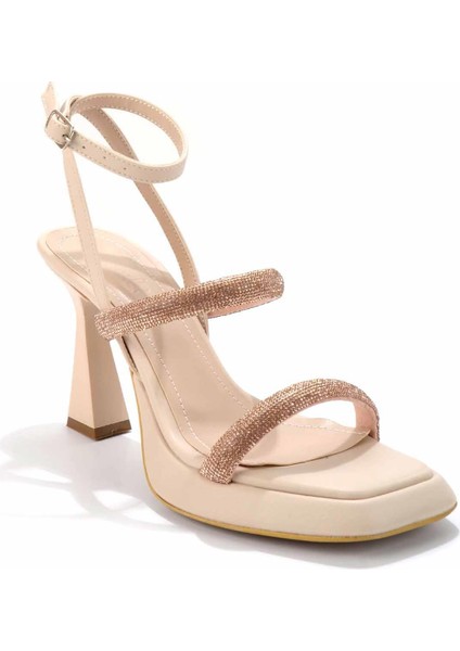 Bej Kadın Abiye Ayakkabı K05215400809 modelleri