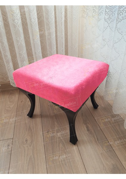 45 x 45 Düz Kapı Önü Ayak Ucu Puf Makyaj Pufu