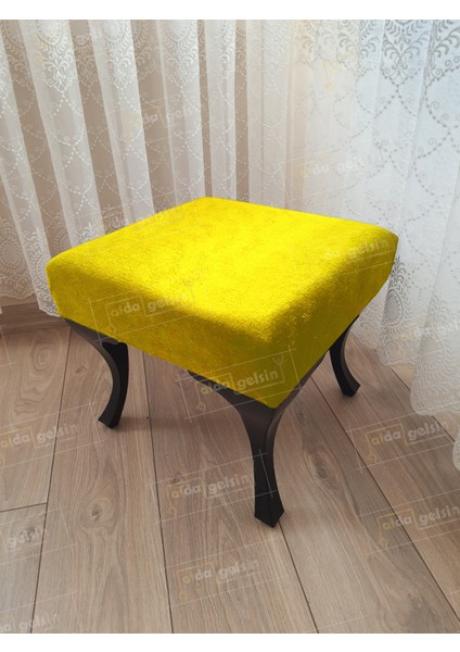 45 x 45 Düz Kapı Önü Ayak Ucu Puf Makyaj Pufu