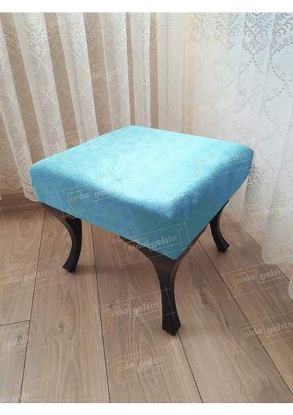 45 x 45 Düz Kapı Önü Ayak Ucu Puf Makyaj Pufu
