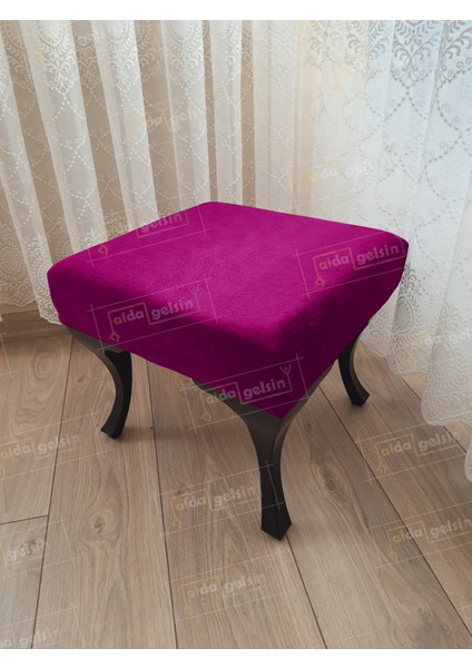 45 x 45 Düz Kapı Önü Ayak Ucu Puf Makyaj Pufu