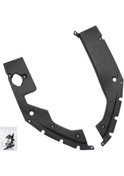 honda civic fc5 uyumlu çamurluk üst iç koruma kaplaması logolu 2016-2020