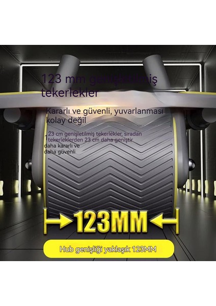 Unisex Otomatik Ribaund Dirsek Brace Karın Rulo Fitness Ekipmanları (Yurt Dışından)