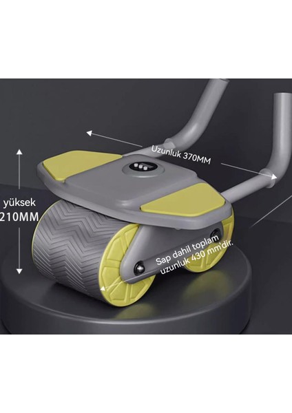 Unisex Otomatik Ribaund Dirsek Brace Karın Rulo Fitness Ekipmanları (Yurt Dışından)