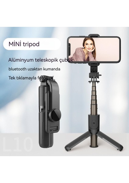 Yeni Alüminyum Alaşımlı Bluetooth Uzaktan Kumandalı Telefon Selfie Çubuğu (Yurt Dışından) modelleri