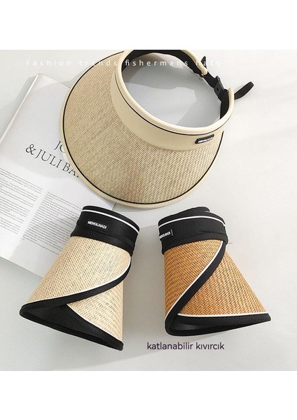 Açık Nefes Alabilen Boş Üst Yaz Kadın Şapkası (Yurt Dışından) modelleri