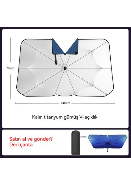 Yeni Geri Çekilebilir Araba Şemsiyesi (Yurt Dışından)