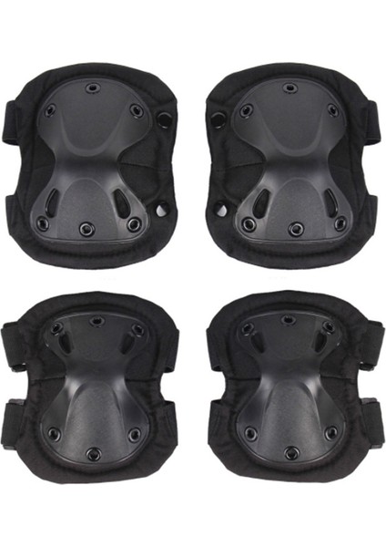 Dört Parça Tek Beden Herkese Uyan Spor Dış Mekan Dizlikleri ve Dirseklikleri (Yurt Dışından)