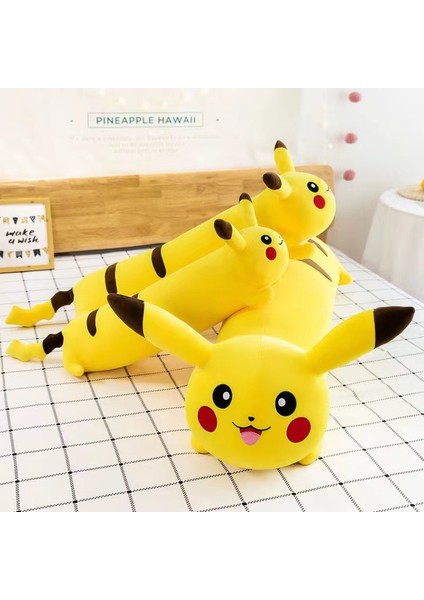 110CM Uzunluğunda Pikachu Bebek Peluş Oyuncak (Yurt Dışından)