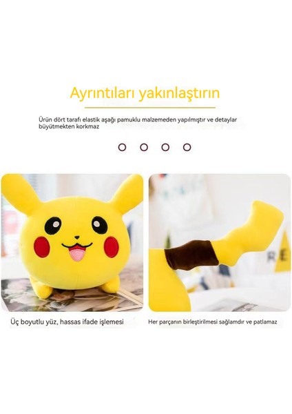 110CM Uzunluğunda Pikachu Bebek Peluş Oyuncak (Yurt Dışından)