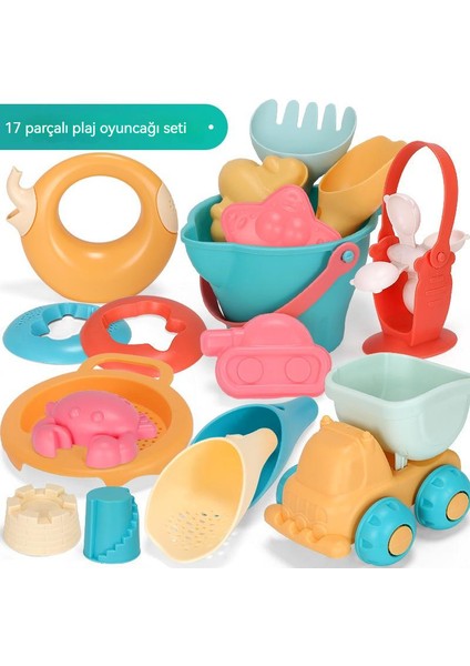Katong Jiajia Kum Kazma Oyuncakları Düşme Direnci 17 Parça Set (Yurt Dışından)