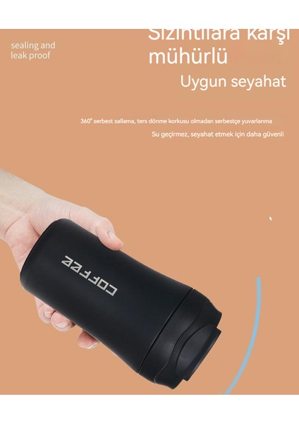 Yeni Paslanmaz Çelik Tek Kapaklı Çift Kullanımlı Flip-Top Zıplayan Termos Pipetli (Yurt Dışından) modelleri