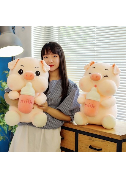 34CM Yaratıcı Karikatür Domuz Bebek Yastık Peluş Oyuncak (Yurt Dışından)