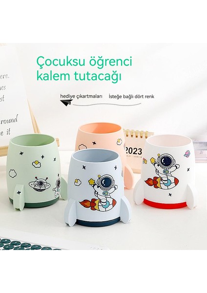 Yaratıcı Masaüstü Depolama Çok Fonksiyonlu Küçük Roket Şekli Kalemlik (Yurt Dışından) indirimleri