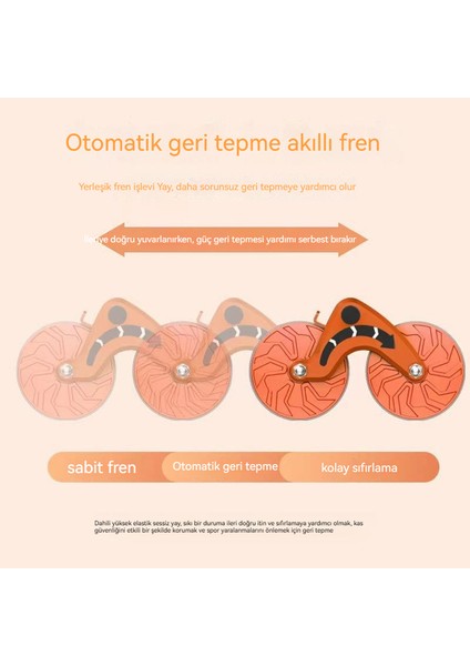 Zamanlayıcı Tipi Otomatik Ribaund Crunch Egzersiz Silindiri Fitness Ekipmanları (Yurt Dışından)