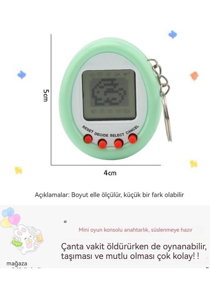 El Evcil Hayvan Eğlenceli Oyun Konsolu Anahtarlık Kolye (Yurt Dışından) indirimleri