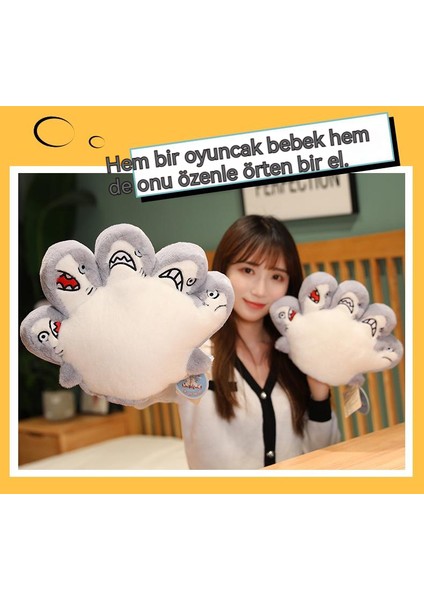 45CM Sevimli Köpekbalığı El Bebeği Peluş Oy (Yurt Dışından)