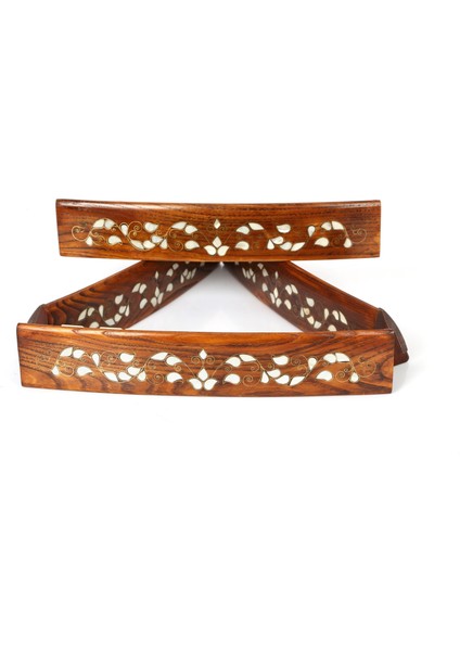 Sedefli Oval Okey Takımı El Yapımı Masif Ahşap 4 Adet Istaka ve Taşıma Çantası modelleri