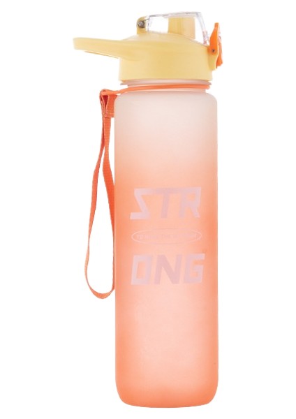 1000ML Girls Yaz Degrade Gökkuşağı Bardak Saman (Yurt Dışından)