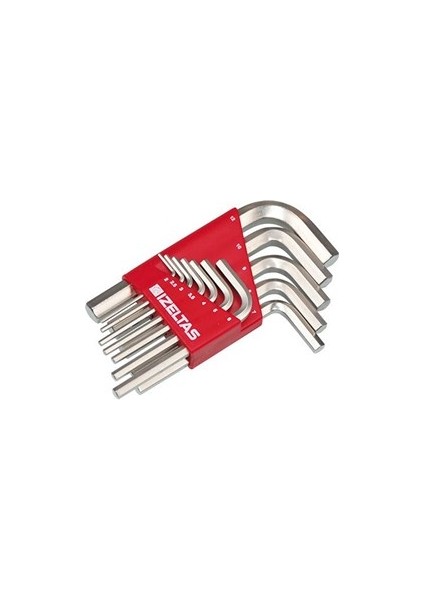 Izeltaş 4901003112 Allen Anahtar Takımı Sae 12'li Set