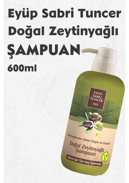 Doğal Zeytinyağlı Şampuan 600 ml